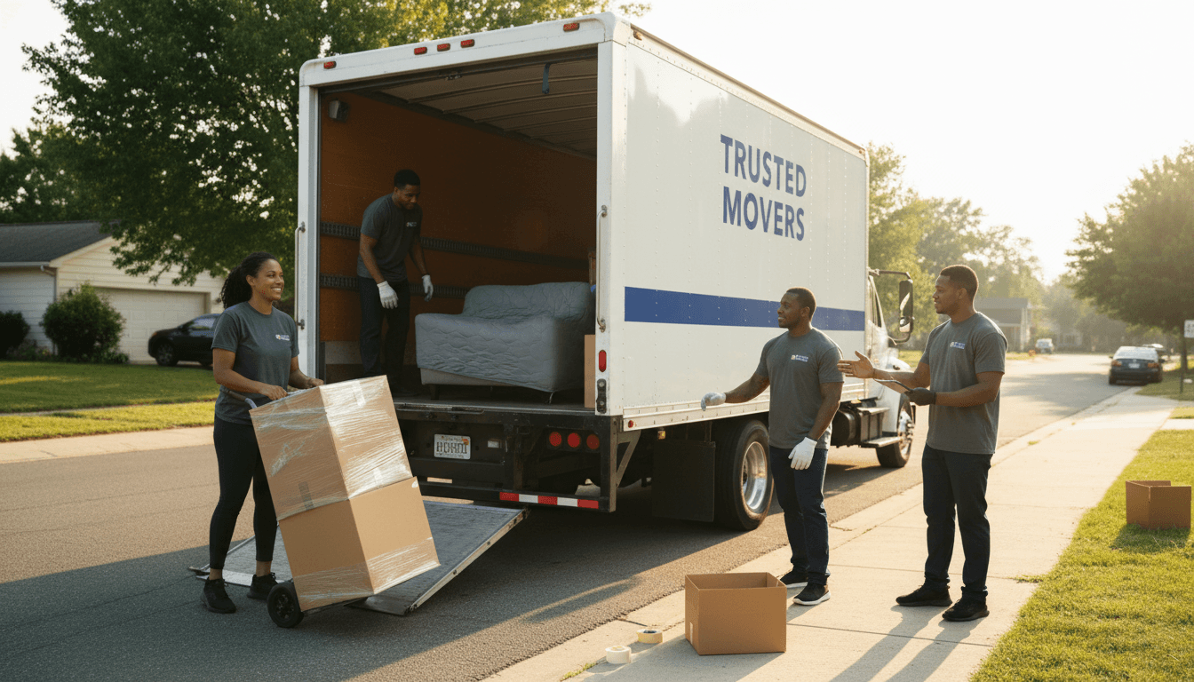 Equipo de Trasteos Bucaramanga cargando mudanza